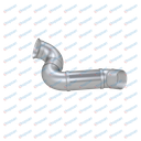MRC ACTROS EXHAUST FLEXIBLE PIPE WITH CLAMP SET
