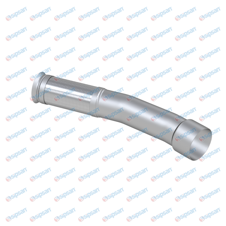 MRC ACTROS EXHAUST FLEXIBLE PIPE WITH CLAMP SET