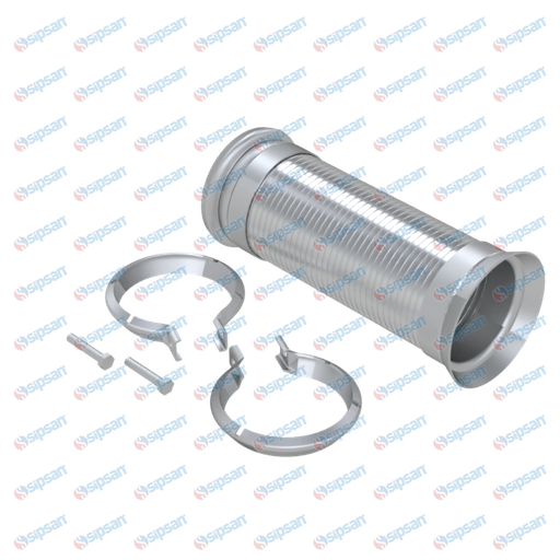 MRC EXHAUST FLEXIBLE PIPE WITH 2 CLAMPS SET 100.00 MM  